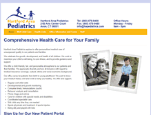 Tablet Screenshot of hapediatrics.com